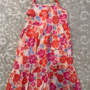GAP Floral Kids Dress - Pink and Orange